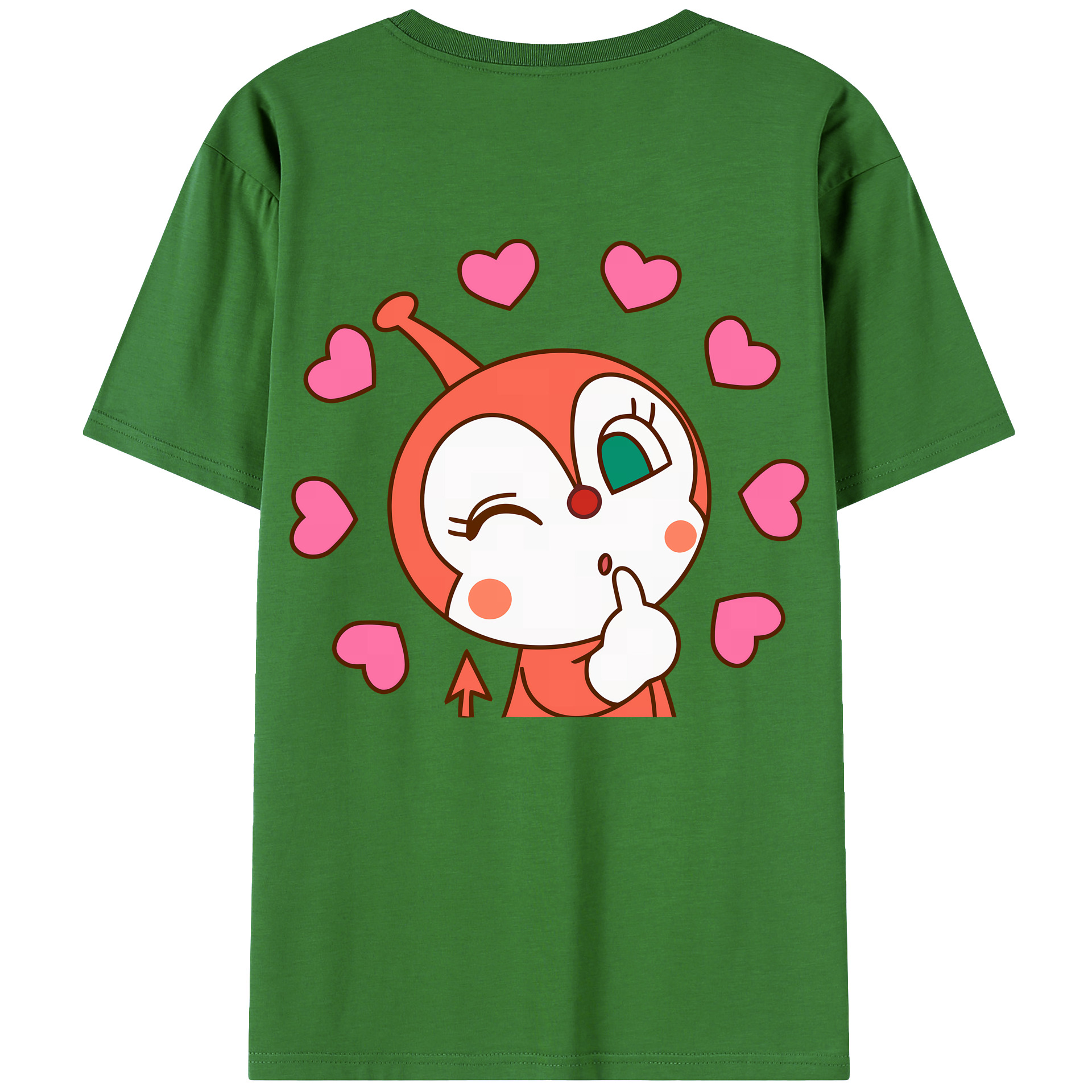 （画像用） アンパンマン Anpanman レディース半袖Tシャツ(バックプリント)